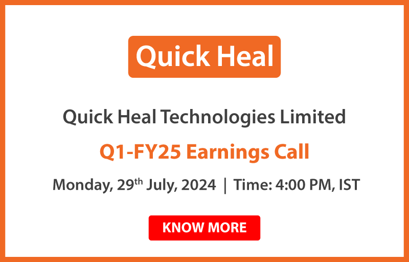 Quick Heal Q1 FY25 Earnings Concall Invite